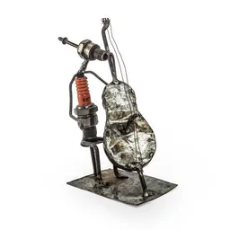 Moogoo Creative Africa Moogoo Creative Africa Zündkerzen-Figur | verschiedene Musiker:innen | Upcycling Handmade – Produktbild 1 von 1
