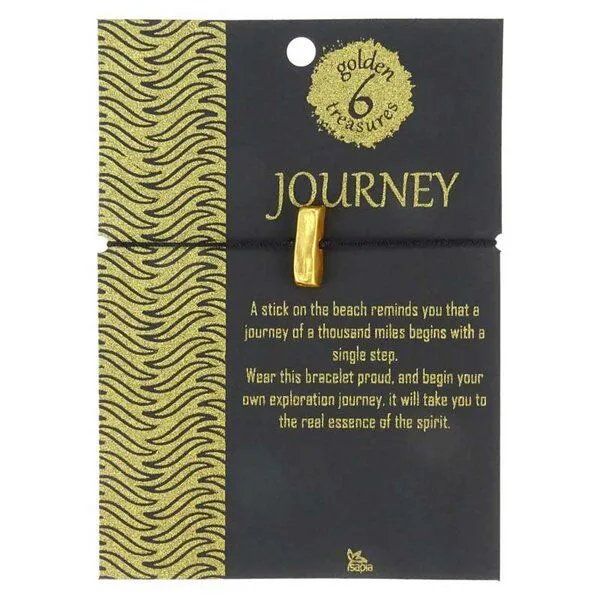CONTIGO Fairtrade CONTIGO Fairtrade Armband Six golden treasures, 24 Karat vergoldet – Produktbild 2 von 3