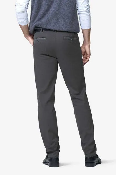 Meyer MEYER Chino im Canvas-Look, Grau (stein), – Produktbild 3 von 4