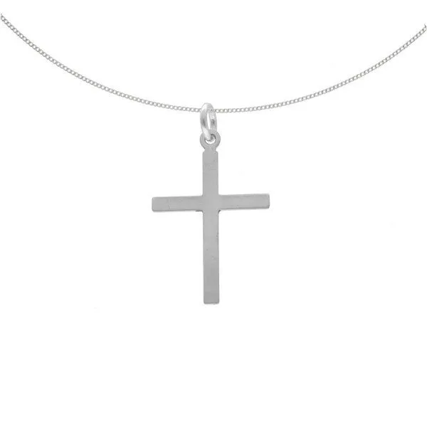 pakilia pakilia Silber Kette filigranes Kreuz Fair-Trade und handmade – Produktbild 1 von 3