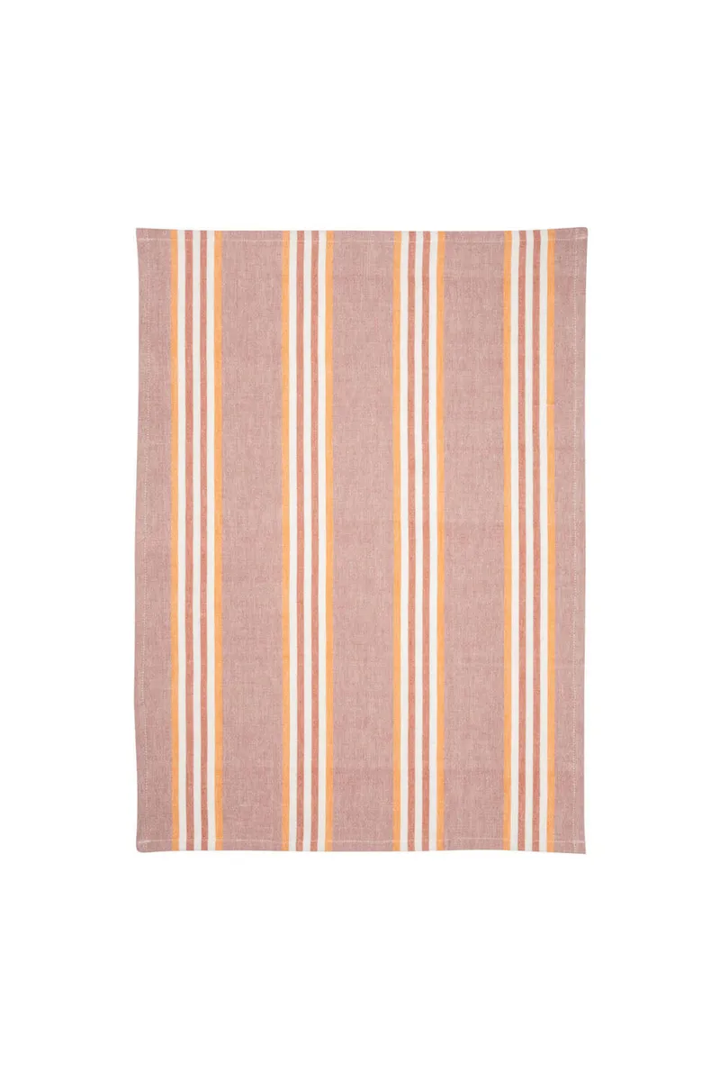 Tranquillo Geschirrtuch STRIPES 2er Set (Bio-Baumwolle) - rot – Produktbild 1 von 3