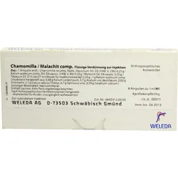 Weleda WELEDA CHAMOMILLA/MALACHIT comp.Ampullen 8X1 ml Ampullen – Produktbild 1 von 1
