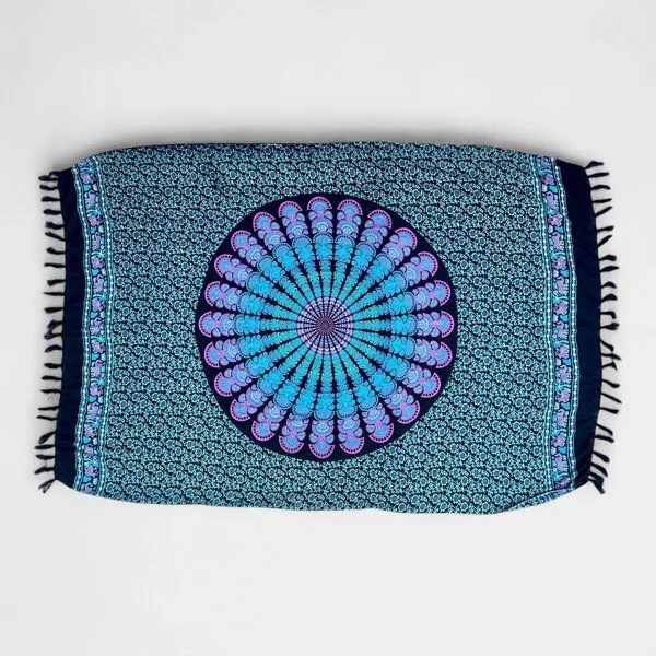 Der Lindwurm Der Lindwurm Sarong- Mandala, Türkis (pinkes mandala), – Produktbild 1 von 3