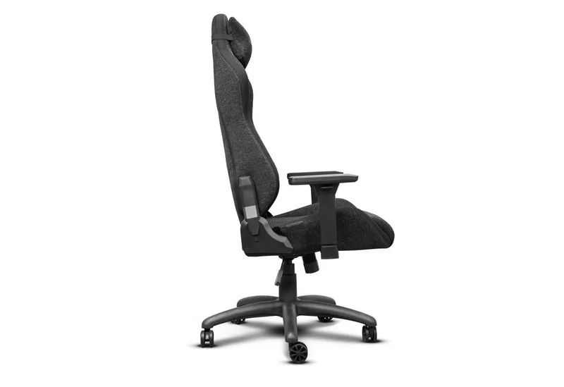 Trust Trust Gaming Chair GXT 723 Ruya Gamingstuhl Stoff ergonomisch 3D Armlehnen 150 kg, Grau, – Produktbild 3 von 6