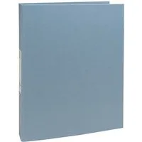 Exacompta 10 Exacompta Ringbücher "Autentik", Hardcover, DIN A4, 2 Ringe, blaugrau – Produktbild 1 von 1