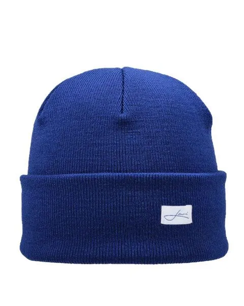 Lou-i Lou-i Kindermütze mit Umschlag Merinowolle Beanie, Royalblau, – Produktbild 1 von 3