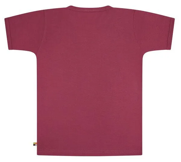 loud + proud loud + proud Kinder T-Shirt uni, GOTS-zertifiziert, Rouge(rosa), – Produktbild 2 von 3