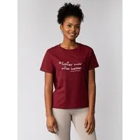 watapparel watapparel T-Shirt Frauen Früher war alles besser, Burgundy, – Produktbild 1 von 1