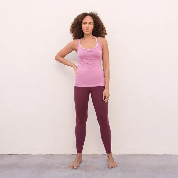 Jaya Jaya SOFIA 2 FARBIG - Damen - Top für Yoga und Freizeit aus Biobaumwolle, Orchidpink/lightrose, – Produktbild 3 von 3