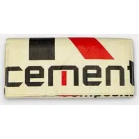 REFISHED fair fashion REFISHED fair fashion Börse 'LADY' - upcycelte Fischfuttersäcke und Zementsäcke, #cement beige-schwarz-rot, – Produktbild 1 von 1