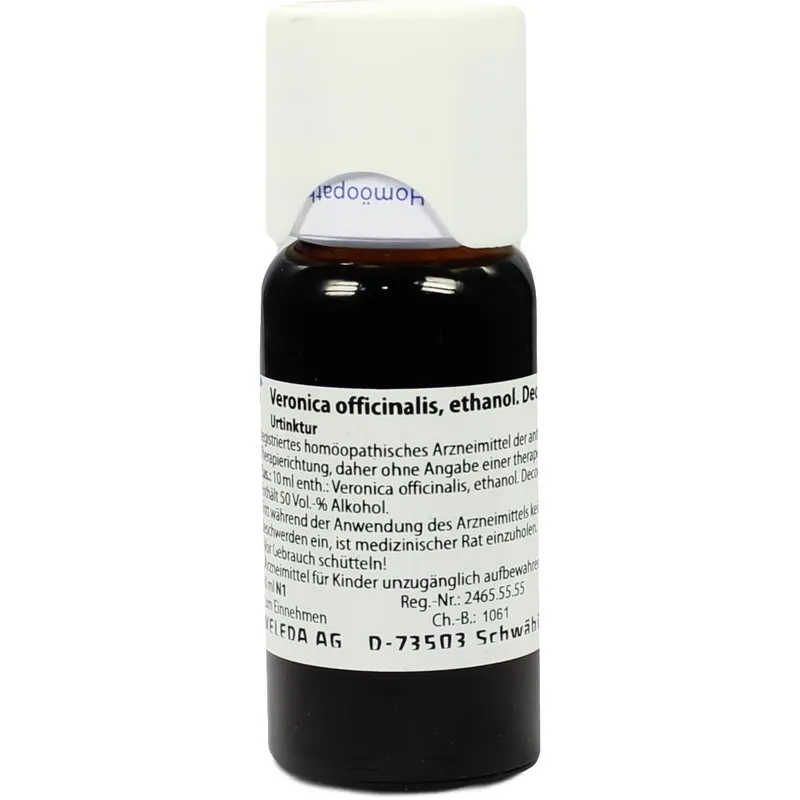 Weleda WELEDA VERONICA OFFICINALIS Urtinktur D 1 50 ml Dilution – Produktbild 1 von 1