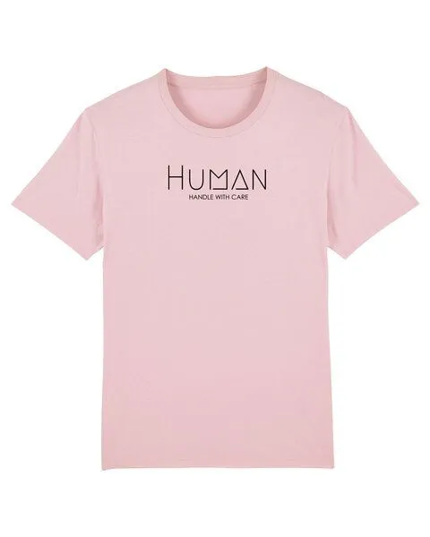 Human Family Human Family Bio Herren Sommer T-Shirt mit Rundhalsausschnitt "Maestro - Human", Cotton-pink, – Produktbild 1 von 4