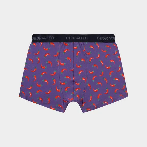 Dedicated DEDICATED Boxershorts Kalix Chili - Purple – Produktbild 1 von 1