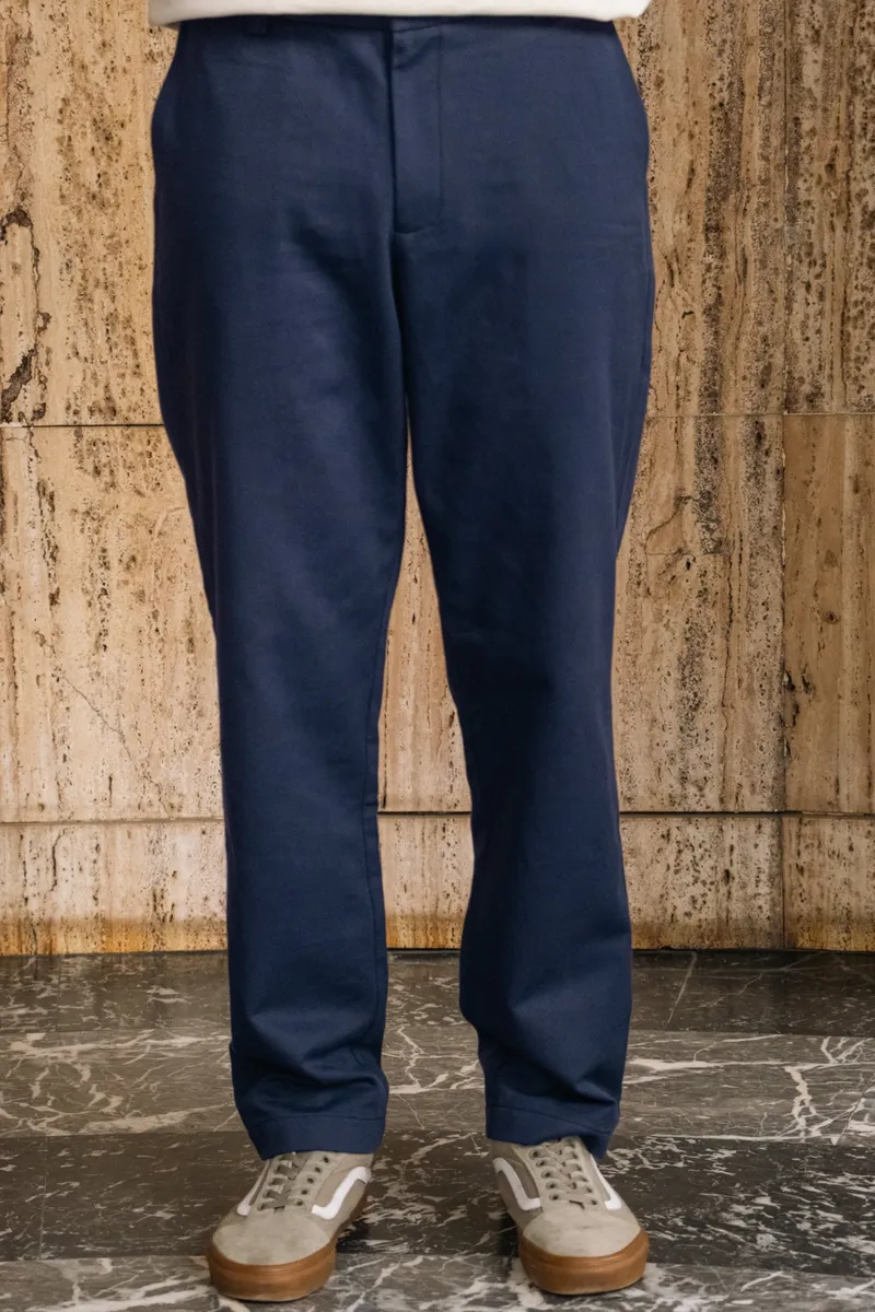 Lucid Collective Lucid Collective Herren vegan Chino-Hose Trust Navy, Extra dunkelblau, – Produktbild 2 von 2
