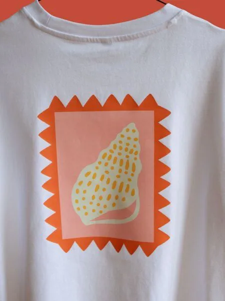 Ecostories Ecostories Damen T-Shirt – Shell Mail – Produktbild 4 von 4