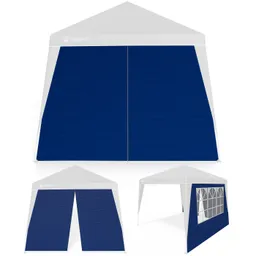 Casaria® Seitenwand Faltpavillon Capri 2er-Set Blau 3x3m – Produktbild 1 von 1