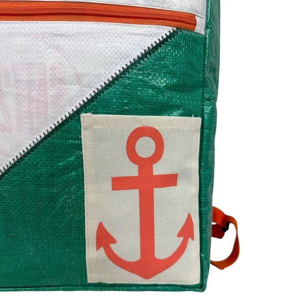 Beadbags Beadbags Block Segelrucksack, Grün, – Produktbild 4 von 4