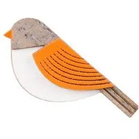 BeWooden BeWooden Orange Cutebird Holzbrosche – handgefertigter, nachhaltiger Schmuck aus Holz – Produktbild 1 von 1