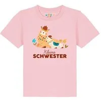watabout kids watabout.kids T-Shirt Kinder Lama Kleine Schwester, Cotton pink, – Produktbild 1 von 1
