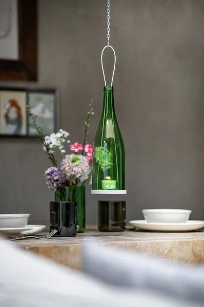 MaBe MaBe hängeWINDLICHT - tolles Geschenk & nachhaltiges Mitbringsel für als Garten Fans, Grün, – Produktbild 3 von 4