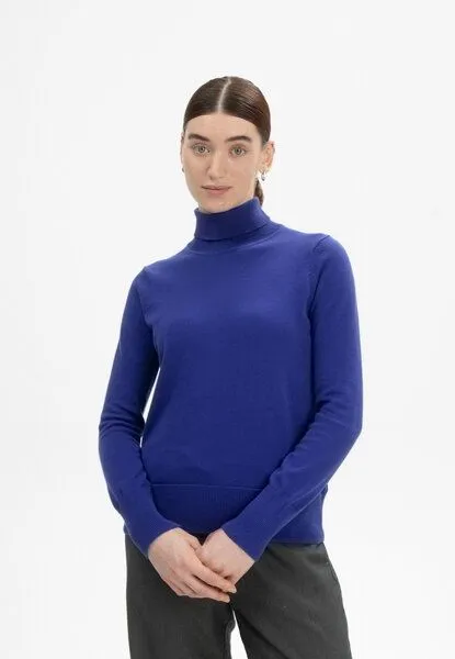 MELA Rollkragen-Pullover Modell: Mayura GOTS, Bold blue, – Produktbild 1 von 5