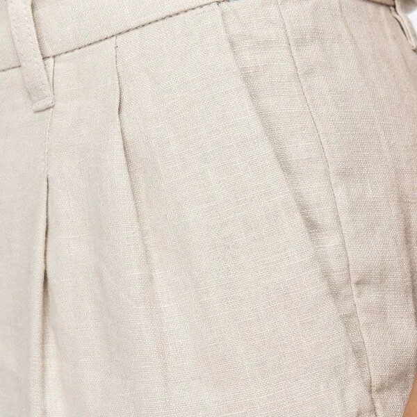 YTWOO YTWOO Damen Leinenhose, Weiß, – Produktbild 4 von 4