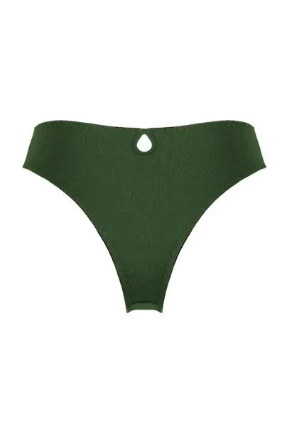 Nénés Nénés Zeitlose hochgeschnittene Unterhose, Grün, – Produktbild 3 von 4