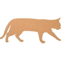 Kork-Deko Kork-Deko Gehende Katze als Pinnwand aus Kork XXL ca. 80x50 cm – Produktbild 1 von 1