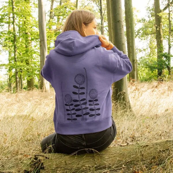 Cmig Cmig Damen Hoodie Waldblumen, Dusk (blau), – Produktbild 4 von 4