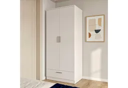 FORTE Kleiderschrank Drehtürenschrank, Schublade, viel Stauraum B/H/T 79,9/181/52,7, Schublade, Stauraum, FSC – Produktbild 1 von 1