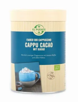 El Puente El Puente Cappu Cacao - Bio-Instant-Cappuccino Kakao Pulver | Fair Trade | Bio-zertifiziert | Glutenfrei – Produktbild 1 von 1
