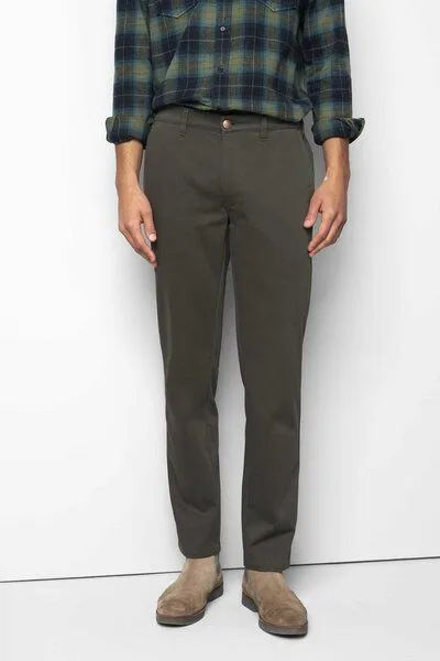 M 5 BY MEYER M 5 BY MEYER Sportliche Chino im Jersey Look, Grün (oliv), – Produktbild 6 von 8