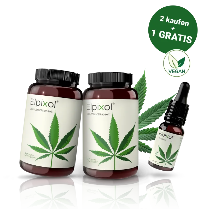 Elpixol Elpixol Cannabisöl Kapseln 30 St. 2+1 Bundle – Produktbild 1 von 1