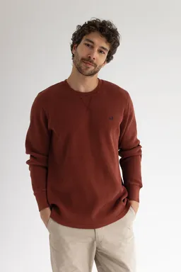 TWOTHIRDS TWOTHIRDS Herren vegan Sweatshirts Vatulele Brandy Braun – Produktbild 1 von 1