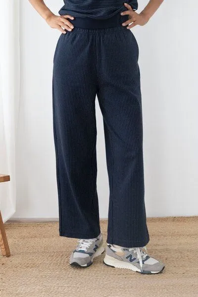 TWOTHIRDS TWOTHIRDS Hose mit Nadelstreifen Maipo, Diplomatic navy stripes, – Produktbild 2 von 3