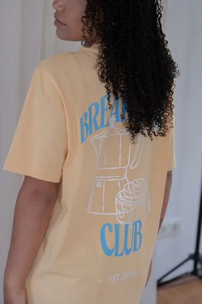 LITSCHI DESIGNS LITSCHI DESIGNS BREAKFAST CLUB SHIRT, Gelb, – Produktbild 4 von 4