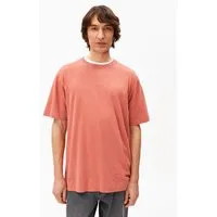 ARMEDANGELS ARMEDANGELS MAARKOS LINEN Herren T-Shirt aus Baumwoll-Leinen-Mix, Tabasco red, – Produktbild 1 von 1