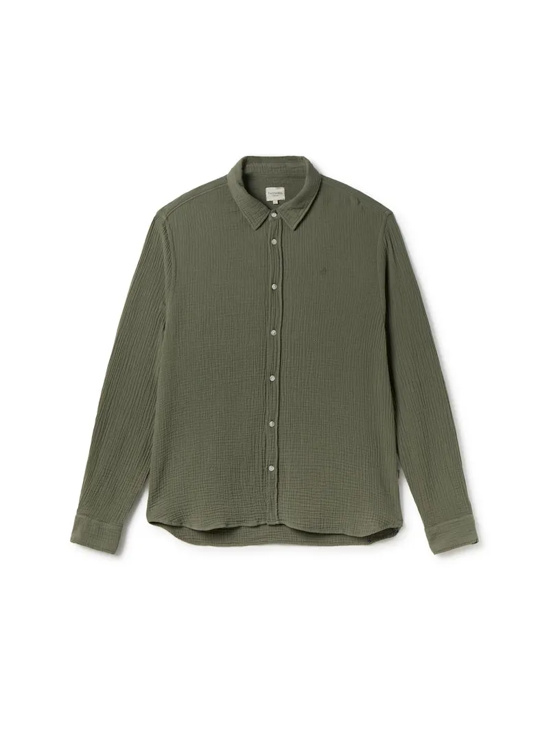 TWOTHIRDS TWOTHIRDS Herren vegan Shirt Unyee Deep Lichen Green, Grün, – Produktbild 2 von 2