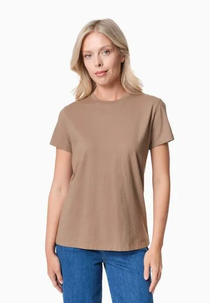ORGANICATION ORGANICATION TENNUR | Basic T-Shirt aus Bio-Baumwolle, Gravel, – Produktbild 1 von 3