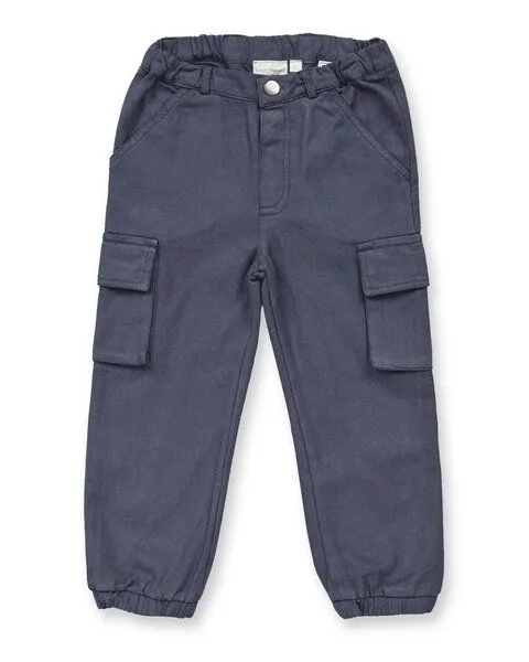 Sense Organics Sense Organics Kinder Twill Winterhose Bio Baumwolle Cargo-Stil, Mitternachtsblau, – Produktbild 1 von 2