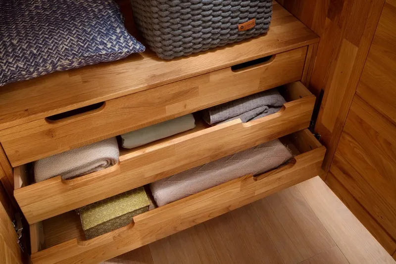 OTTO home Schubladeneinsatz Hällevik Schubladen, Inneneinteilung in hochwertiger Verarbeitung, Massivholz, Skandinavisches Design, Robust, stabil, FSC zertifiziert, Beige, – Produktbild 3 von 4