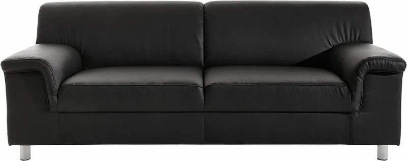 Home affaire 2,5-Sitzer Jamie zeitlos elegant, klares Design, komfortabel, Schwarz, – Produktbild 3 von 5