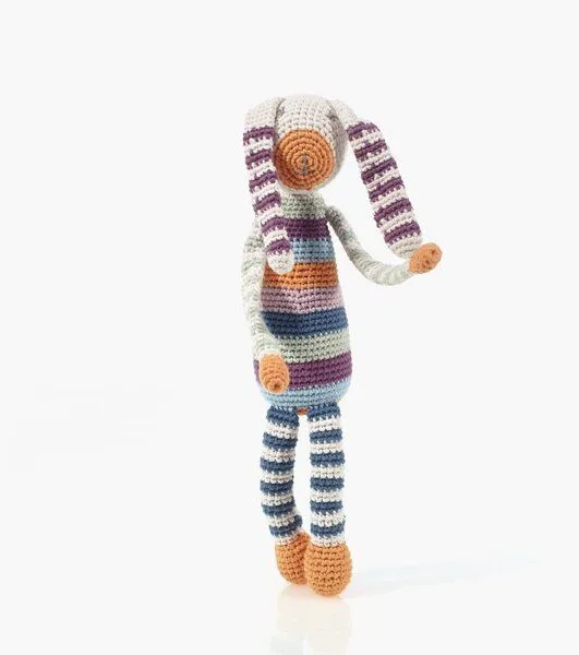 Pebble Pebble Rainbow Bunny, Regenbogenfarben organische baumwolle, – Produktbild 2 von 2
