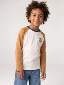 Vertbaudet Langarmshirt Jungen Colorblock – Produktbild 1 von 1