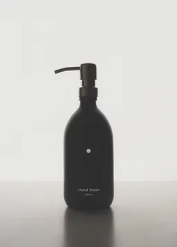 Minimalistischer schwarzer Seifenspender – Produktbild 1 von 1