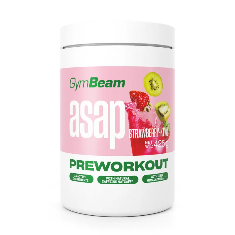 GymBeam ASAP GymBeam ASAP Pre-Workout 425 g Erdbeere Kiwi – Produktbild 1 von 1
