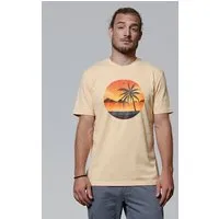 watapparel watapparel T-Shirt Unisex Sunset on palm beach, Nispero, – Produktbild 1 von 1
