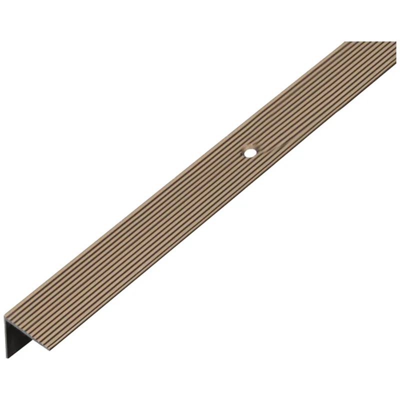 Alberts ALBERTS Treppenkanten-Schutzprofil, Alu bronze elox., LxBxHxS 2000x20x20x1,8mm – Produktbild 1 von 1