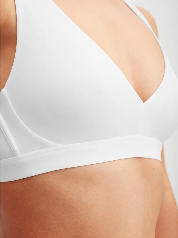 CALIDA CALIDA Soft-BH Sleek Skin mit leichten, vorgeformten Cups, in Single-Jersey Qualität, Weiß, – Produktbild 4 von 5