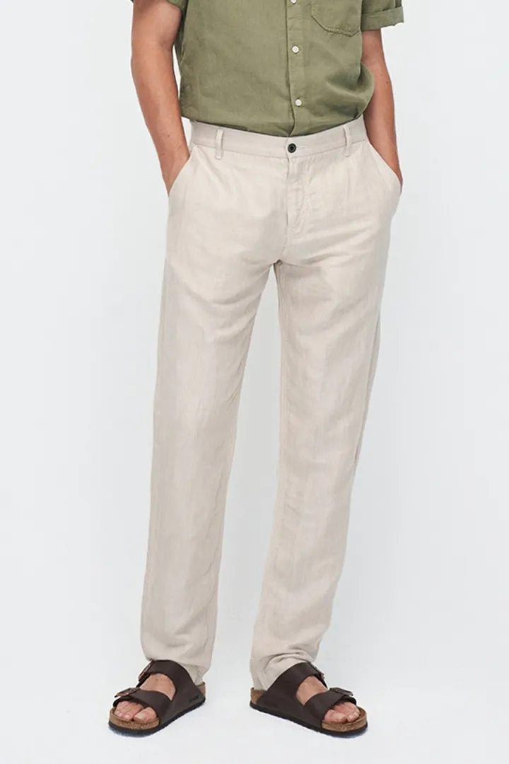 Kuyichi Kuyichi Herren vegan Hose Darren Haferflocken, Beige, – Produktbild 2 von 2